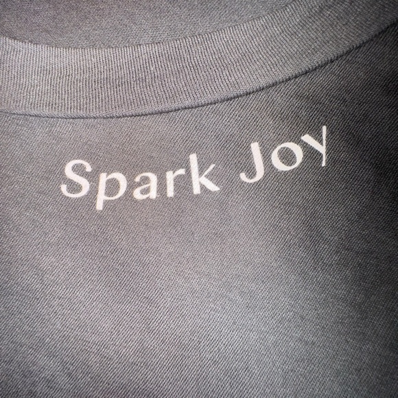 MATE the Label x KonMari ‘Spark Joy’ Organic Cotton T-Shirt. Size X-Small EUC - Picture 10 of 10